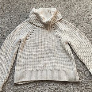 Kendall & Kylie cream knitted sweater